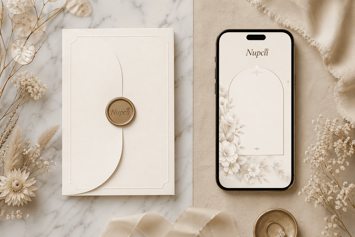 Invitaciones de boda digitales vs. impresas — ¿cuál conviene más?